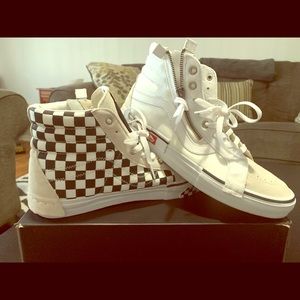 Vans Sk8-Hi Deconstructed Wht/Check